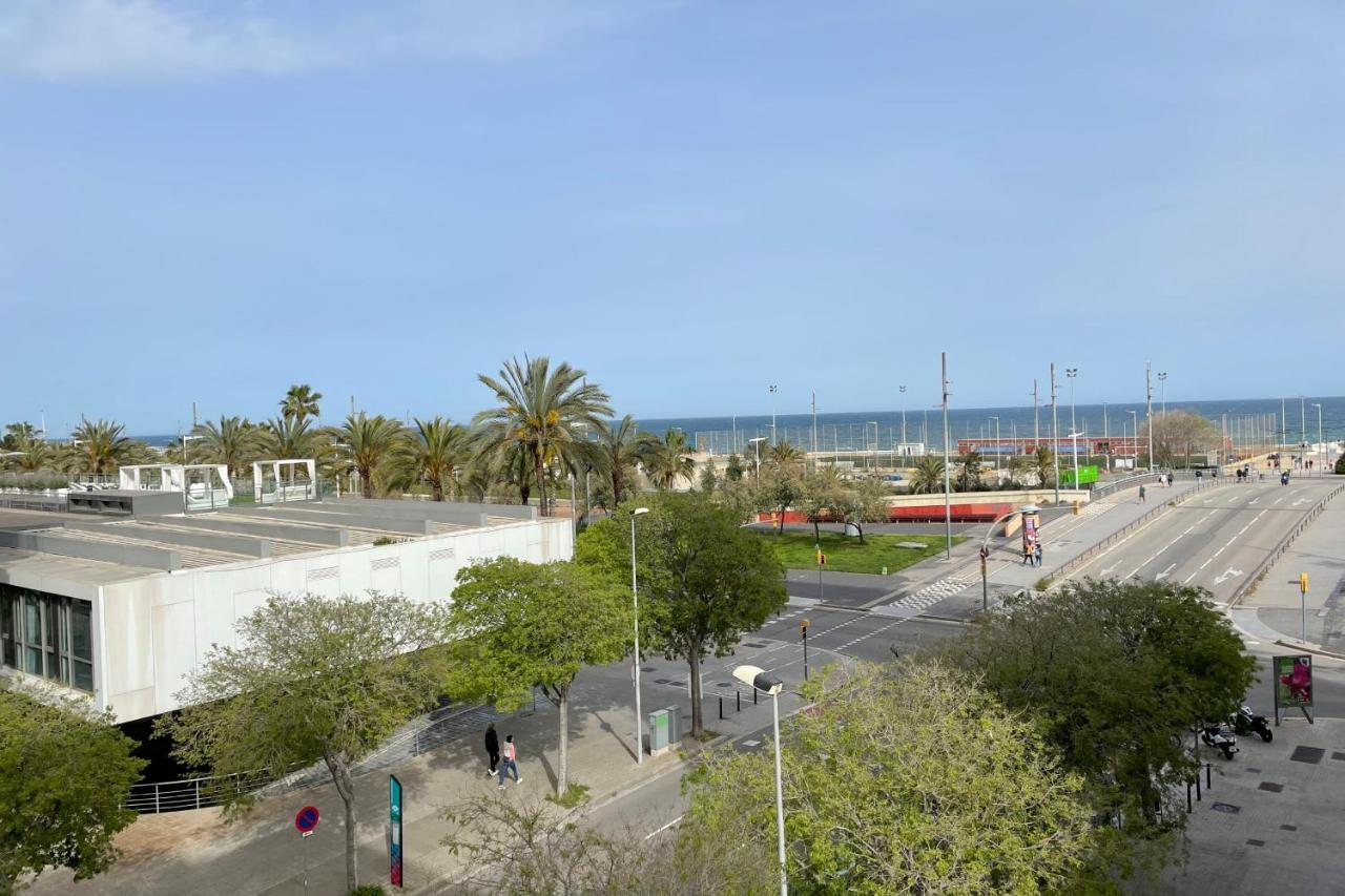 Apartment With Sea Views Next To The Beach Of Mar Bella Barcelona Eksteriør bilde